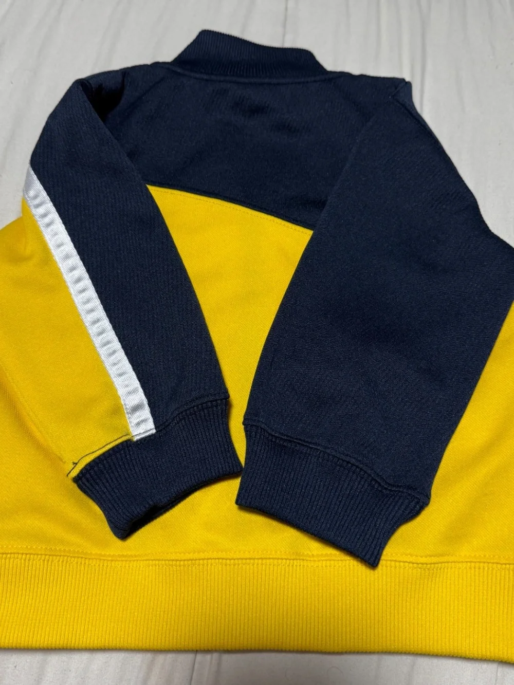 Nike 18M Yellow Blue Zip Up Jacket 72 Logo